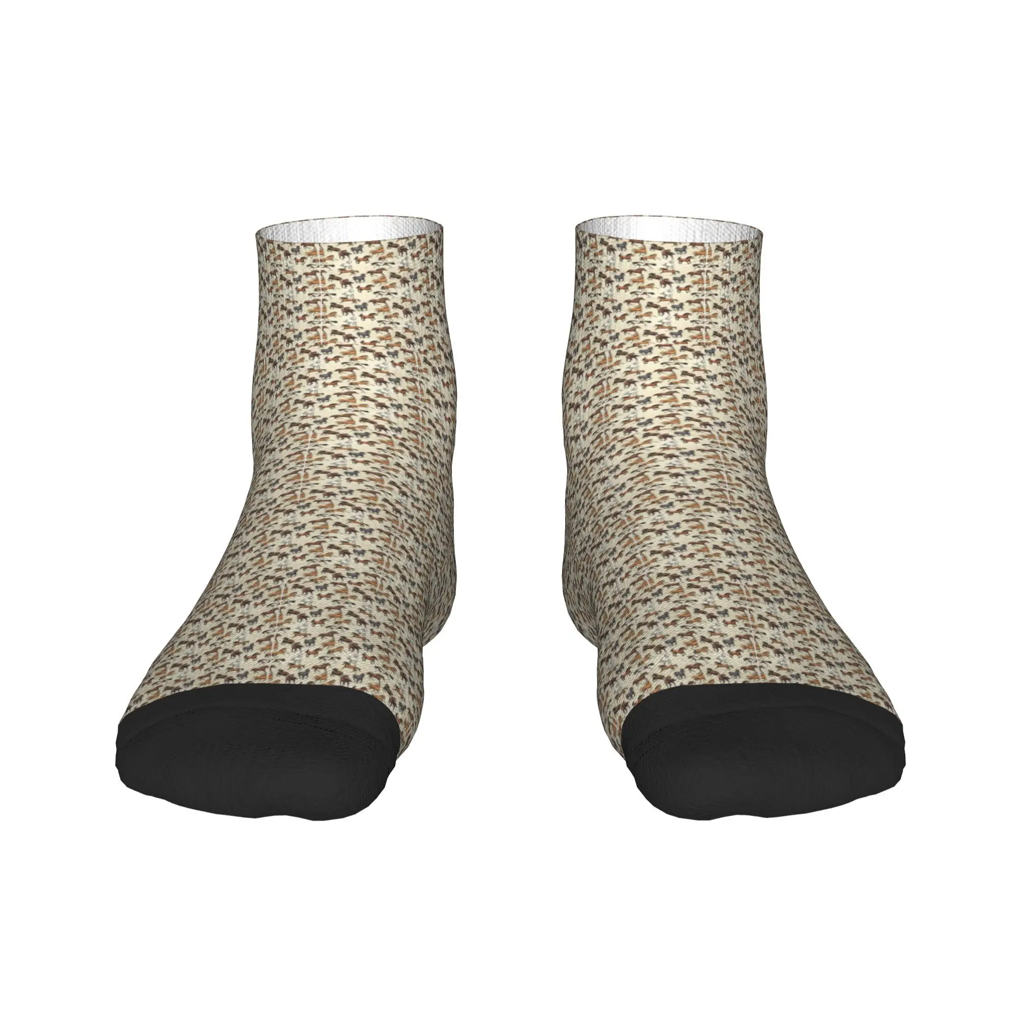 Носки с рисунком лошади на закате, супер мягкие чулки в стиле Харадзюку, всесезонные носки, аксессуары для подарков унисекс 
Носки с рисунком лошади на закате, супер мягкие чулки в стиле Харадзюку, всесезонные носки, аксессуары для подарков унисекс