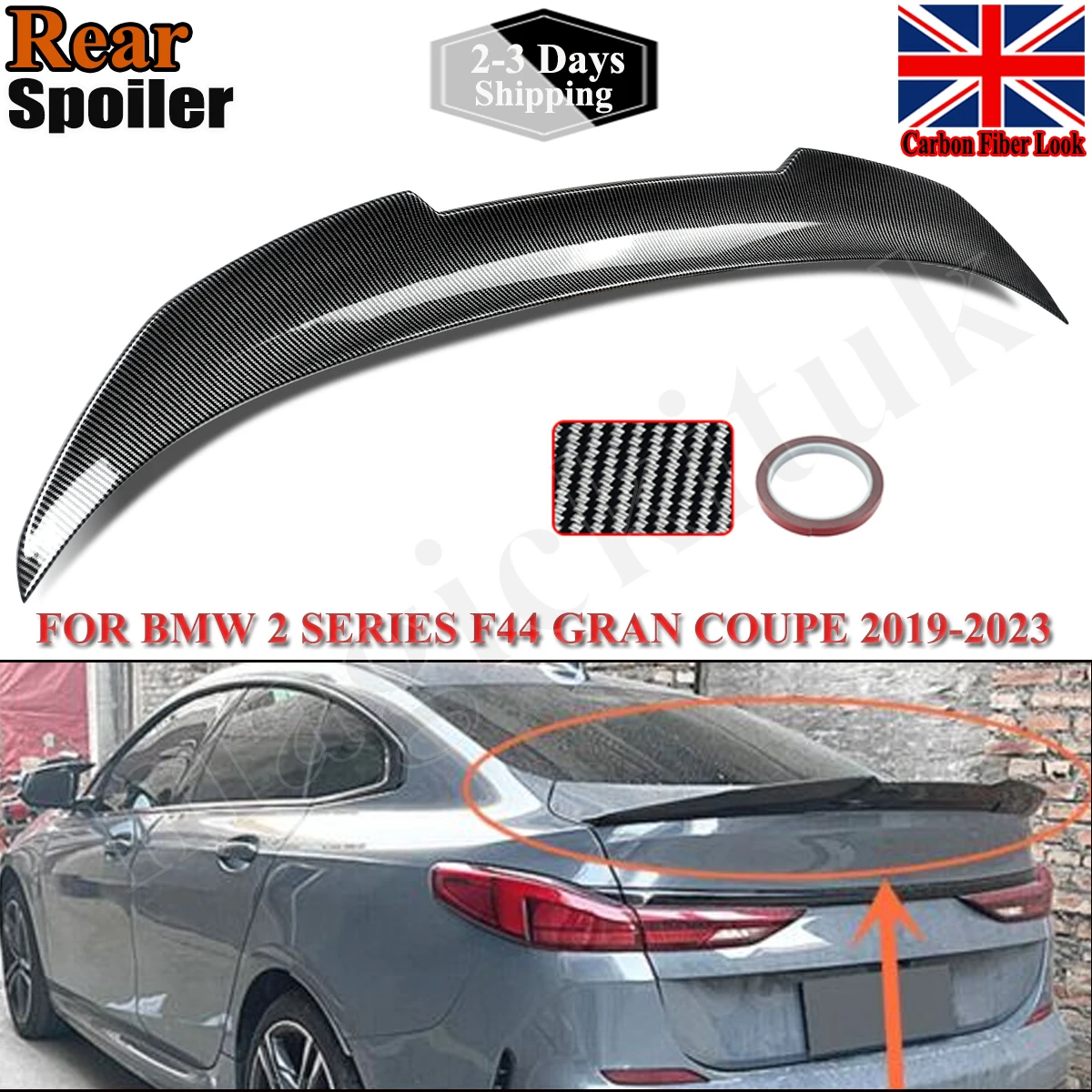 FOR BMW 2 SERIES CARBON STYLE REAR SPOILER LIP GRAN COUPE F44 218d 220d 2019 2020 2021 2022 2023 PSM STYLE Tail Spoilers Wing
FOR BMW 2 SERIES CARBON STYLE REAR SPOILER LIP GRAN COUPE F44 218d 220d 2019 2020 2021 2022 2023 PSM STYLE Tail Spoilers Wing