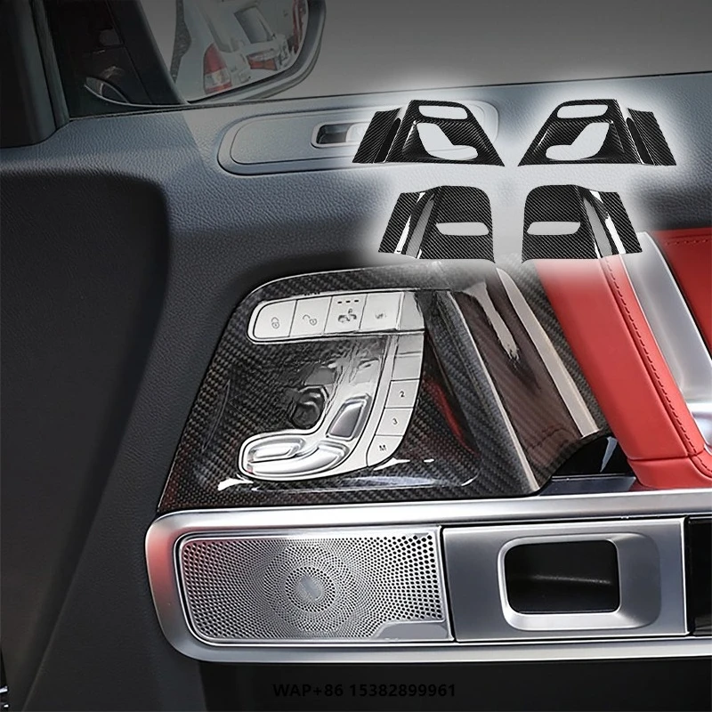 Dry Carbon Fiber Accessories Car Seat Adjustment Switch Frame Cover for W464 G63 G500 2019-2020
Dry Carbon Fiber Accessories Car Seat Adjustment Switch Frame Cover for W464 G63 G500 2019-2020