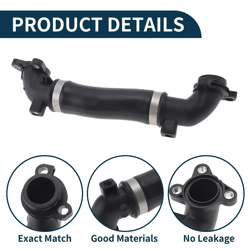 Radiator Connector Hose Black Rubber Coolant Water Tube For BMW 3 Series 5 Series X3 X4 Z4 2019-2025 Replacement Part 1153865098
Radiator Connector Hose Black Rubber Coolant Water Tube For BMW 3 Series 5 Series X3 X4 Z4 2019-2025 Replacement Part 1153865098
