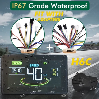 350w/500w Electric Bike Scooter Brushless Controller 24V/36V/48V Electric Bike Colorful LCD Display Meter Electric Bike Kit Part
