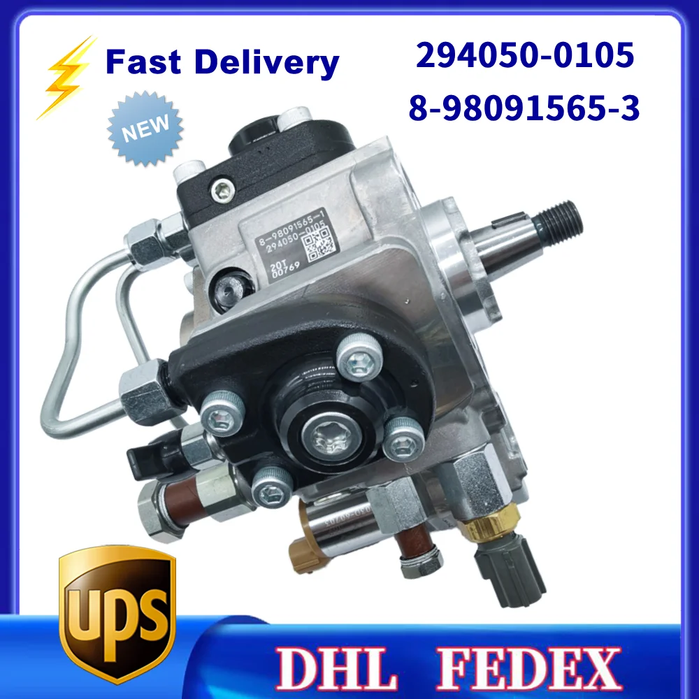 294050-0105 HP4 Diesel Fuel Injection Pump 8-98091565-3 Fuel Pump for ISUZU 6HK1
294050-0105 HP4 Diesel Fuel Injection Pump 8-98091565-3 Fuel Pump for ISUZU 6HK1