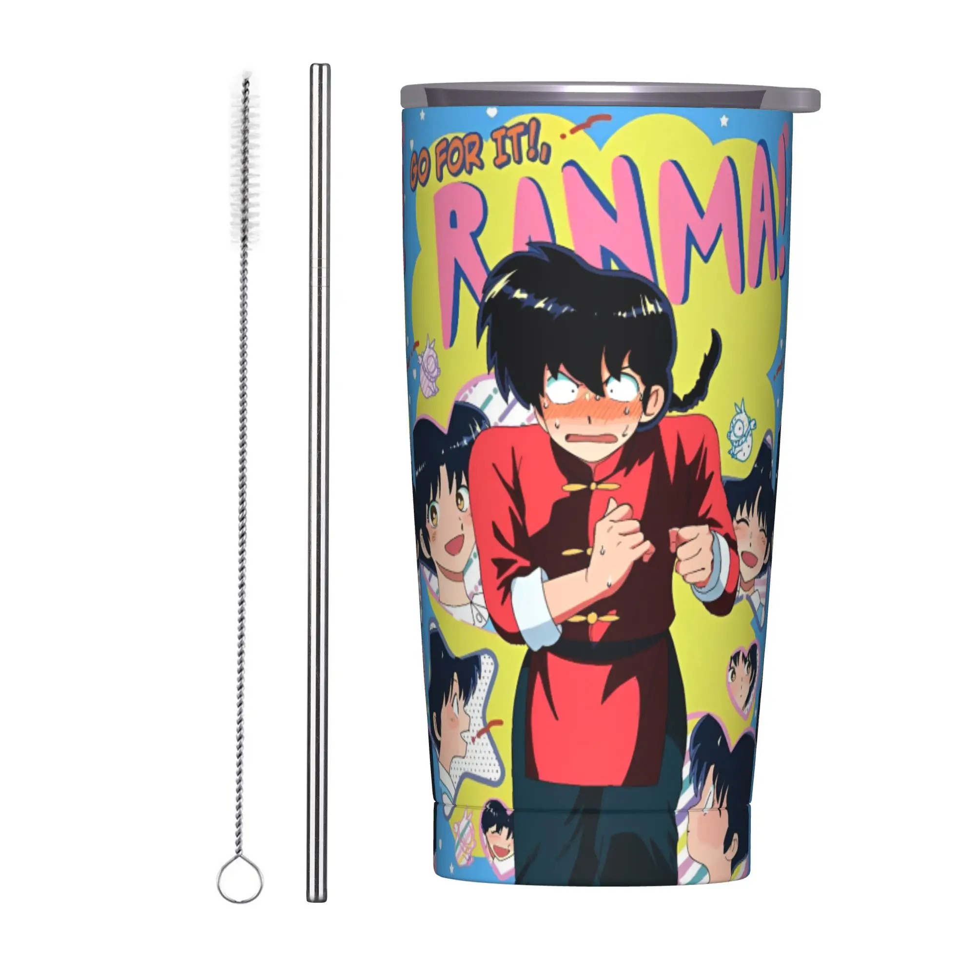 Manga Ranma 1⁄2 Insulated Tumbler with Lid Adventure Martial Comedy Stainless Steel Thermal Mug Home Water Bottle Cups, 20oz
Manga Ranma 1⁄2 Insulated Tumbler with Lid Adventure Martial Comedy Stainless Steel Thermal Mug Home Water Bottle Cups, 20oz