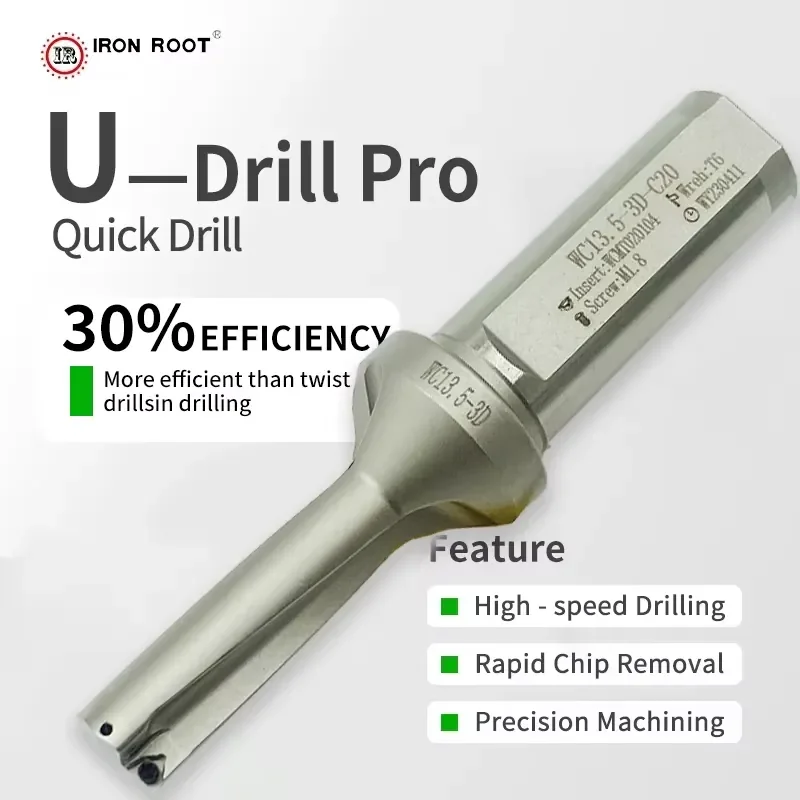 WC/SP Indexable Insert U Drills - 2D/3D//5D, CNC Machining Tools
WC/SP Indexable Insert U Drills - 2D/3D//5D, CNC Machining Tools