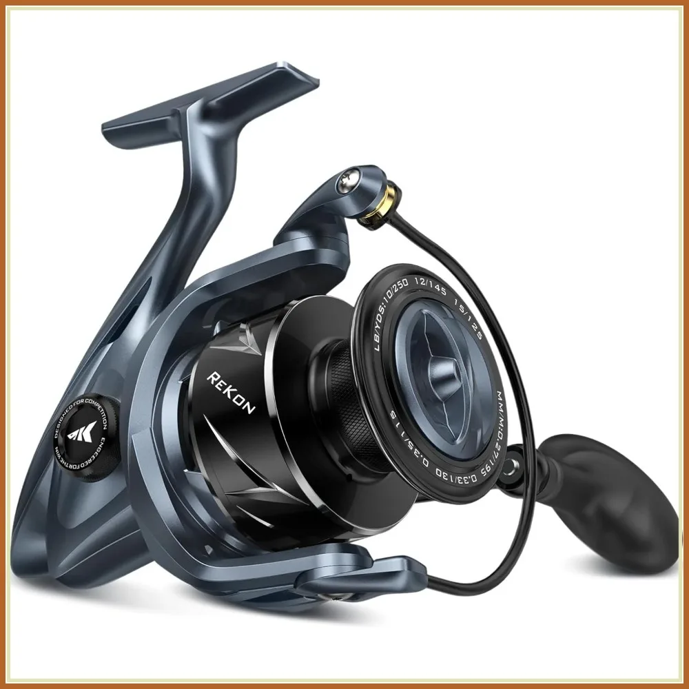 Saltwater Spinning Fishing Reel – Up to 55LBs Max Drag, NyliTech Body, Corrosion-Resistant Bearings
Saltwater Spinning Fishing Reel – Up to 55LBs Max Drag, NyliTech Body, Corrosion-Resistant Bearings