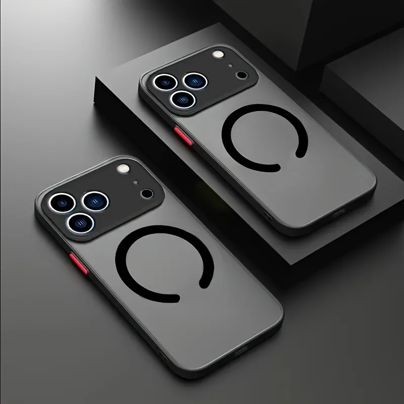 Translucent Magnetic Armor Phone Case For iPhone 17 16 15 14 13 Pro Max For Magsafe Magnetic Wireless Charging Cover
Translucent Magnetic Armor Phone Case For iPhone 17 16 15 14 13 Pro Max For Magsafe Magnetic Wireless Charging Cover