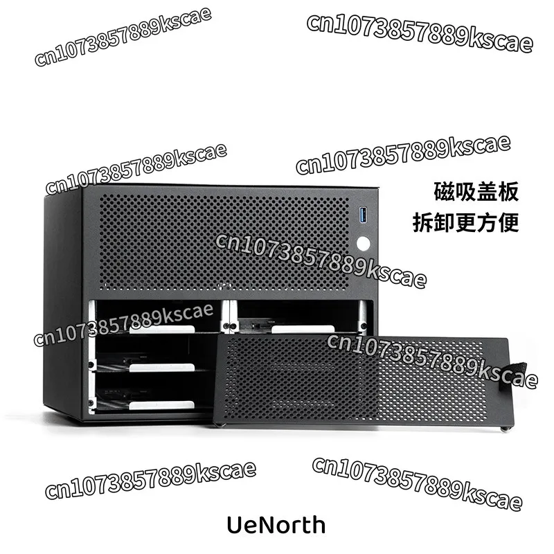 Six-bit NAS chassis Support itx main board DIY desktop storage server small chassis
Six-bit NAS chassis Support itx main board DIY desktop storage server small chassis