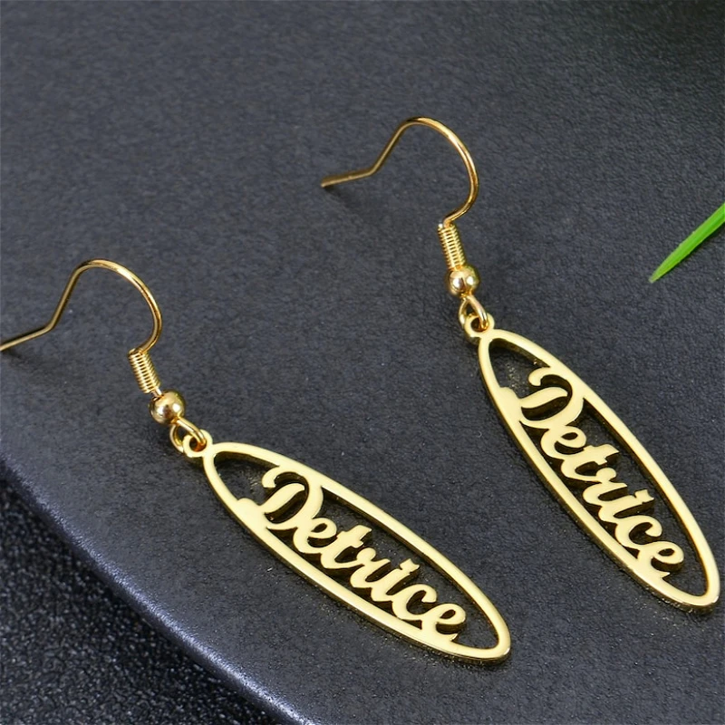 Personalized Custom Dangle Name Earrings for Women Ladies Gold, Silver & Rose Gold Color Stud Drop Earrings Unique Gifts for Her
Personalized Custom Dangle Name Earrings for Women Ladies Gold, Silver & Rose Gold Color Stud Drop Earrings Unique Gifts for Her