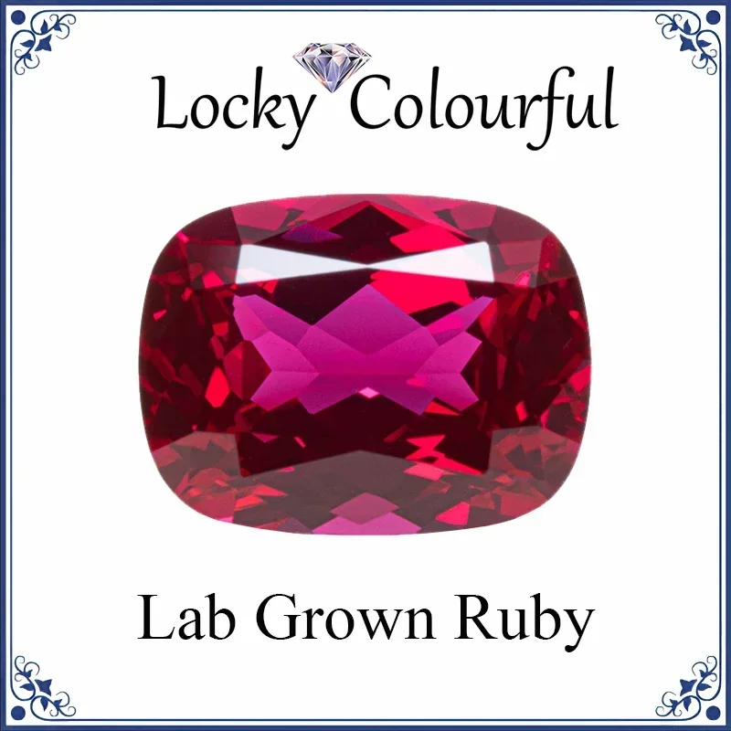 Lab Grown Ruby Red Color Cushion Shape Charms Beads VVS1 for DIY Jewelry Making Pendant Materials Selectable AGL Certificate
Lab Grown Ruby Red Color Cushion Shape Charms Beads VVS1 for DIY Jewelry Making Pendant Materials Selectable AGL Certificate