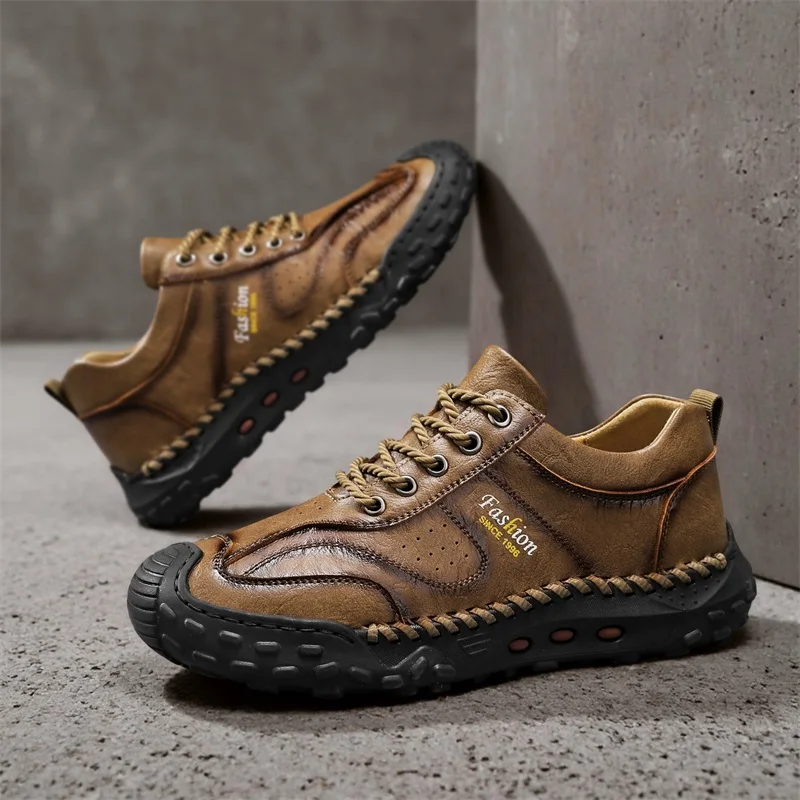 2026 Новые мужские лоферы ручной работы в стиле ретро, мягкая подошва, нескользящая износостойкая уличная повседневная кожаная обувь
2026 Новые мужские лоферы ручной работы в стиле ретро, мягкая подошва, нескользящая износостойкая уличная повседневная кожаная обувь