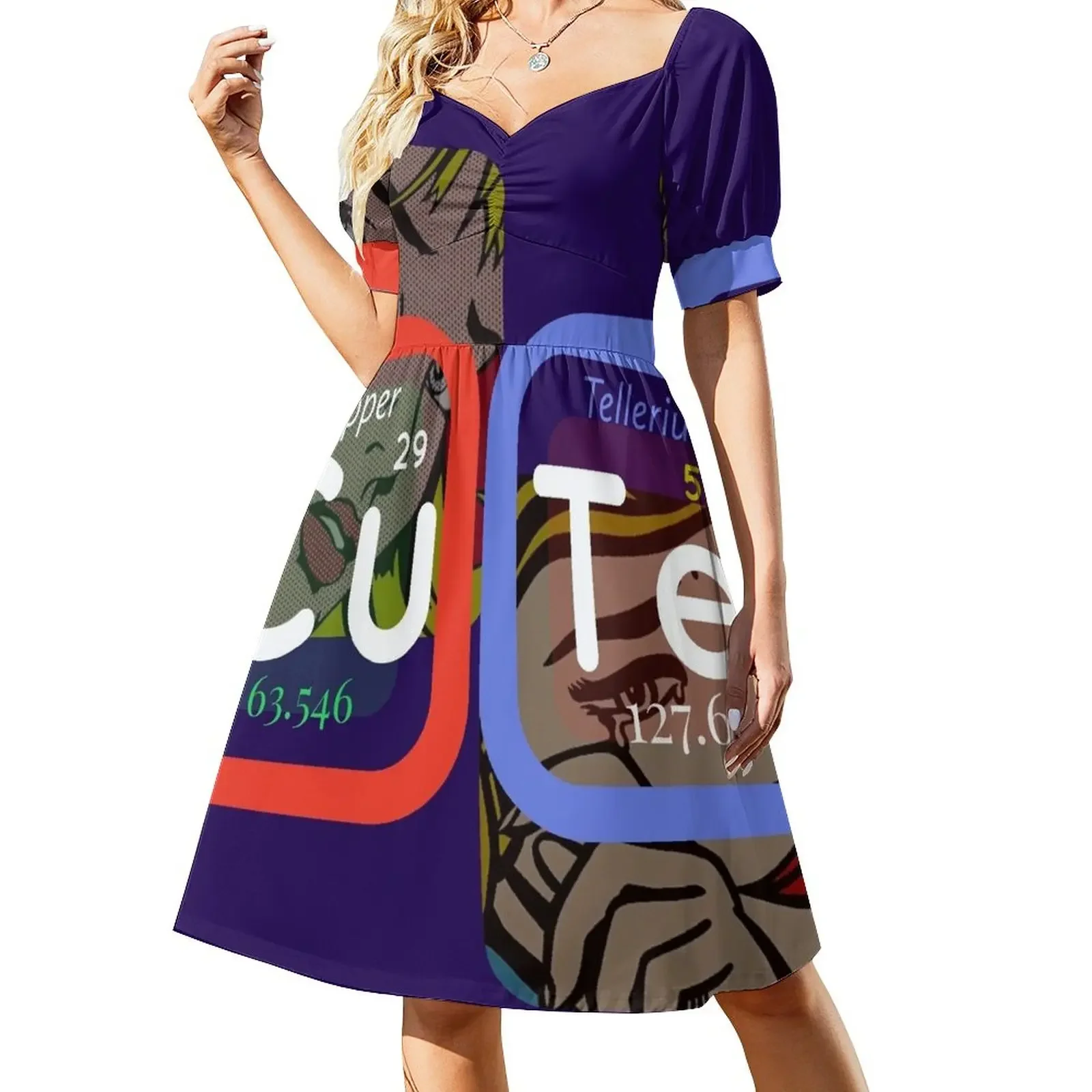 Cute Science Short-Sleeved Dress summer outfits for women 2025 long sleeve dresses women's summer jumpsuit beach dress
Cute Science Short-Sleeved Dress summer outfits for women 2025 long sleeve dresses women's summer jumpsuit beach dress