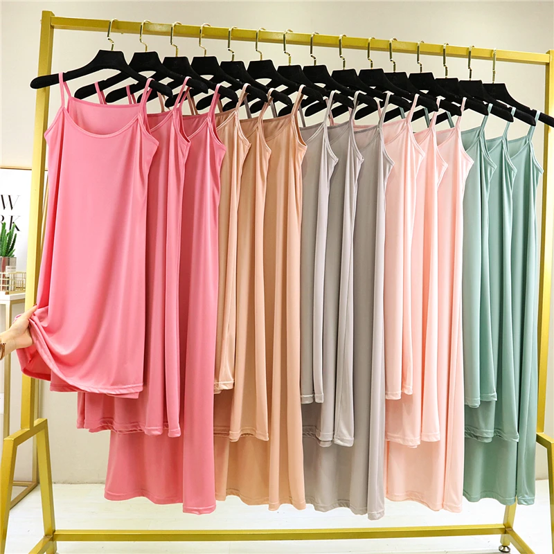 Silky A-Line Midi Dress Women's Summer Thin Loose Base Skirt Korean Style round Neck No Sleeve High Waist Silk Chiffon Dress
Silky A-Line Midi Dress Women's Summer Thin Loose Base Skirt Korean Style round Neck No Sleeve High Waist Silk Chiffon Dress