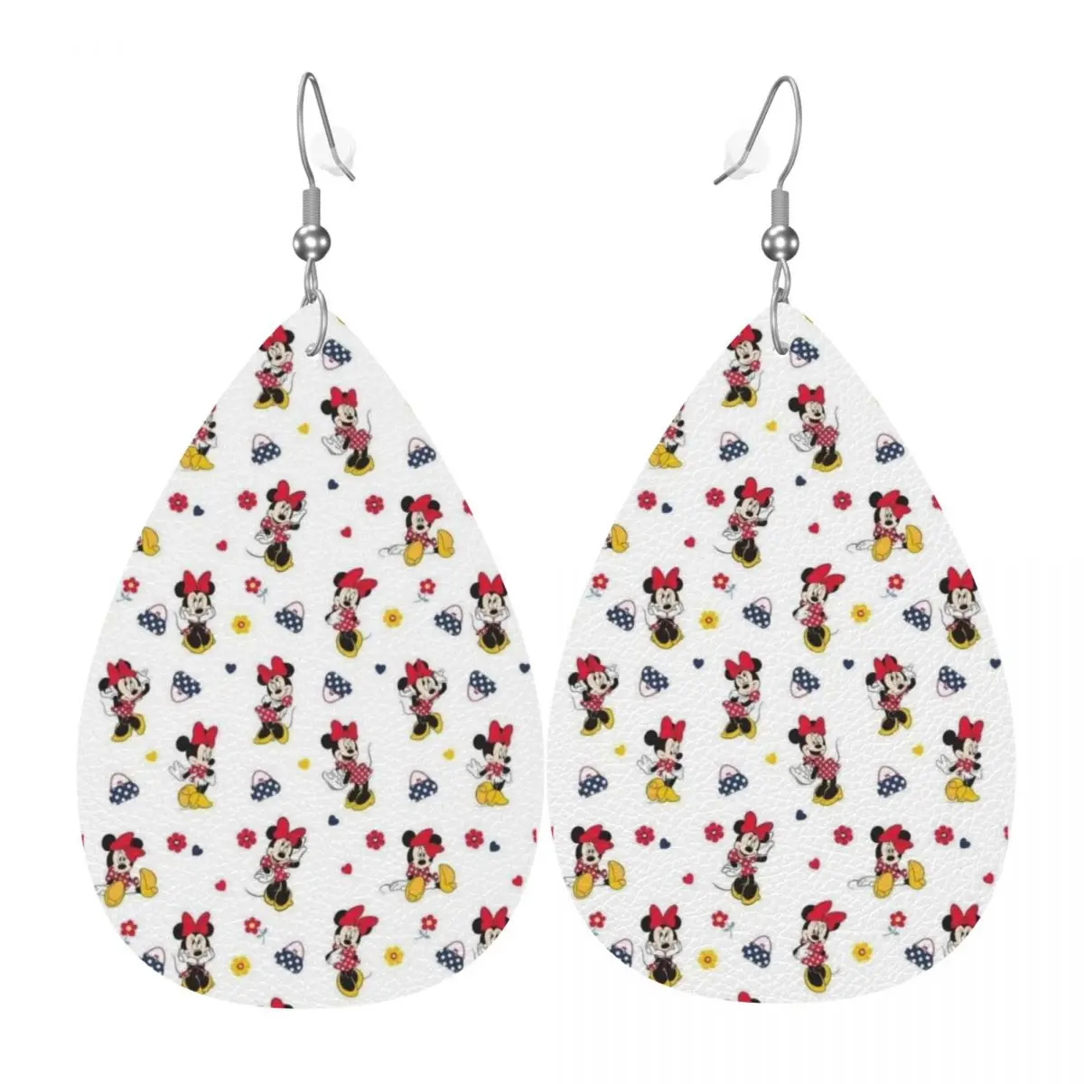 Серьги-подвески на заказ, забавные серьги-капли из кожи с Минни Маус, из ПВХ-кожи, для подарков, изящные украшения
Серьги-подвески на заказ, забавные серьги-капли из кожи с Минни Маус, из ПВХ-кожи, для подарков, изящные украшения