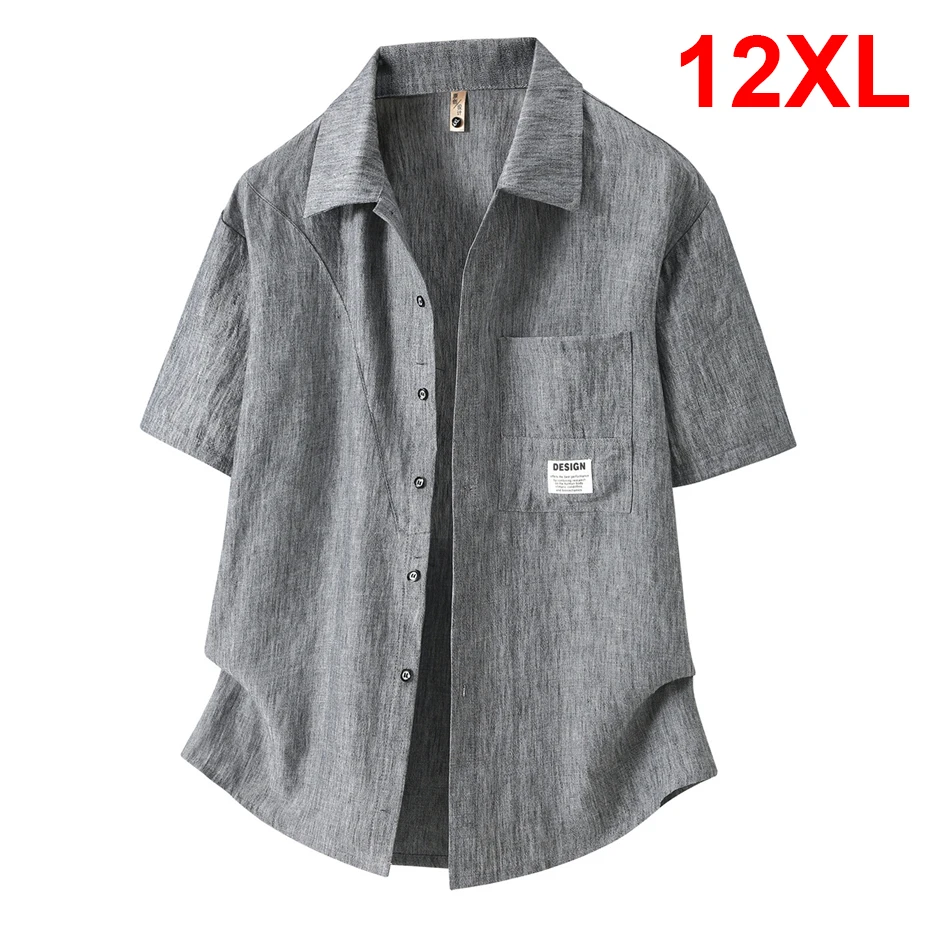 Summer Short Sleeve Shirts Men 12XL 10XL Plus Size Shirt Fashion Vintage Shirts Male Big Size 10XL 12XL
Summer Short Sleeve Shirts Men 12XL 10XL Plus Size Shirt Fashion Vintage Shirts Male Big Size 10XL 12XL