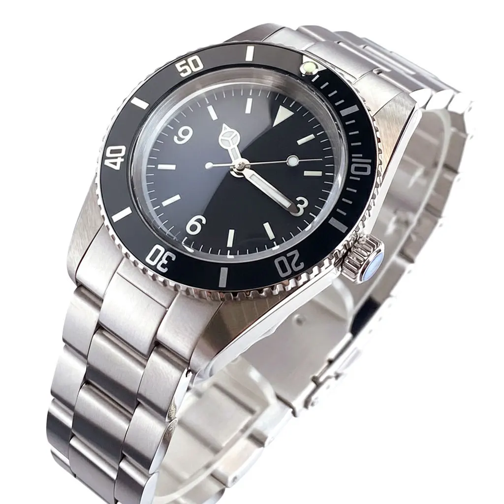 NH35A Автоматические мужские часы Механические черные циферблаты с автоподзаводом 200 м Водонепроницаемые куполообразные пузырьки с сапфировым стеклом 38 мм 316L Светящиеся
NH35A Автоматические мужские часы Механические черные циферблаты с автоподзаводом 200 м Водонепроницаемые куполообразные пузырьки с сапфировым стеклом 38 мм 316L Светящиеся