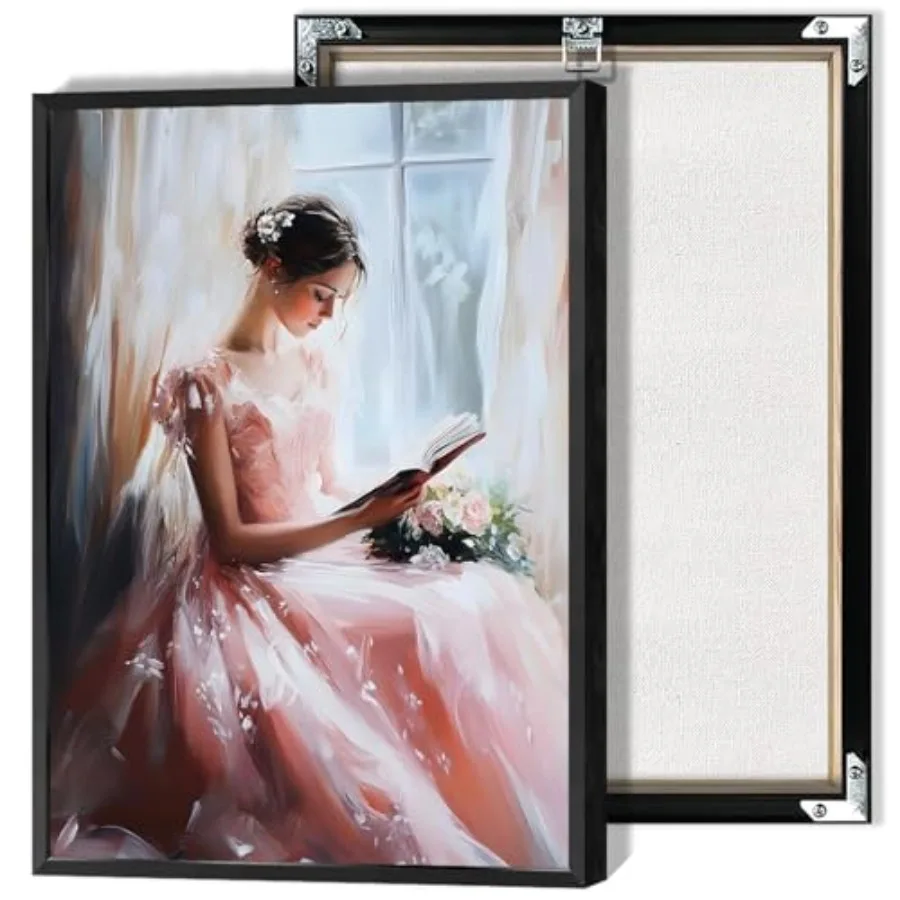 Vintage Portrait Oil Pastel Pink Cute Girl Reading A Book Canvas Wall Art Famous Preppy Dress Woman Picture Prints Painting For
Vintage Portrait Oil Pastel Pink Cute Girl Reading A Book Canvas Wall Art Famous Preppy Dress Woman Picture Prints Painting For