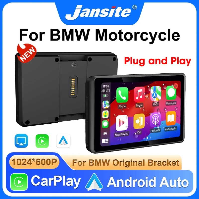 For BMW R1200GS R1250GS F800 F900 S1000XR Motorcycle GPS Navigation Wireless CarPlay Android Auto Moto Monitor IPX7 Waterproof
For BMW R1200GS R1250GS F800 F900 S1000XR Motorcycle GPS Navigation Wireless CarPlay Android Auto Moto Monitor IPX7 Waterproof