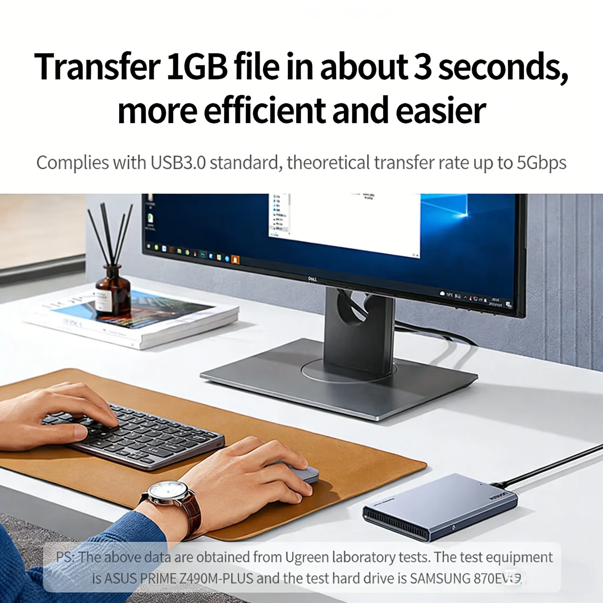 UGREEN CM587 USB3.0 Portable hard drive enclosure Enclosure 2.5-Inch SATA SSD/HDD for Desktop & Laptop
UGREEN CM587 USB3.0 Portable hard drive enclosure Enclosure 2.5-Inch SATA SSD/HDD for Desktop & Laptop