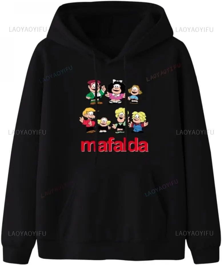 Толстовка унисекс с рисунком Mafalda and Her Friends Walk Y2K, уличная одежда, пуловер большого размера, подарок для мужчин и женщин
Толстовка унисекс с рисунком Mafalda and Her Friends Walk Y2K, уличная одежда, пуловер большого размера, подарок для мужчин и женщин