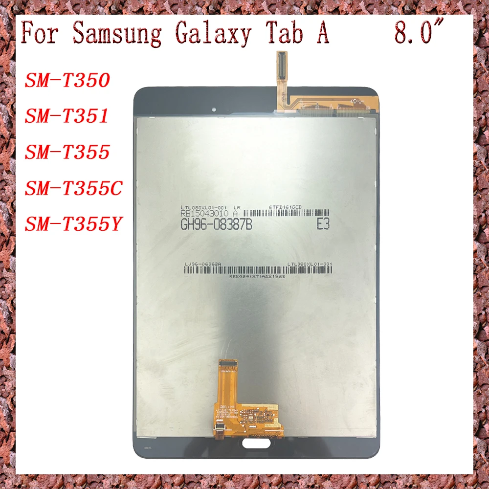 AAA For Samsung Galaxy Tab A 8.0 T350 T355Y SM-T350 SM-T351 SM-T355 SM-T355C LCD Display Touch Screen Digitizer Glass Assembly
AAA For Samsung Galaxy Tab A 8.0 T350 T355Y SM-T350 SM-T351 SM-T355 SM-T355C LCD Display Touch Screen Digitizer Glass Assembly