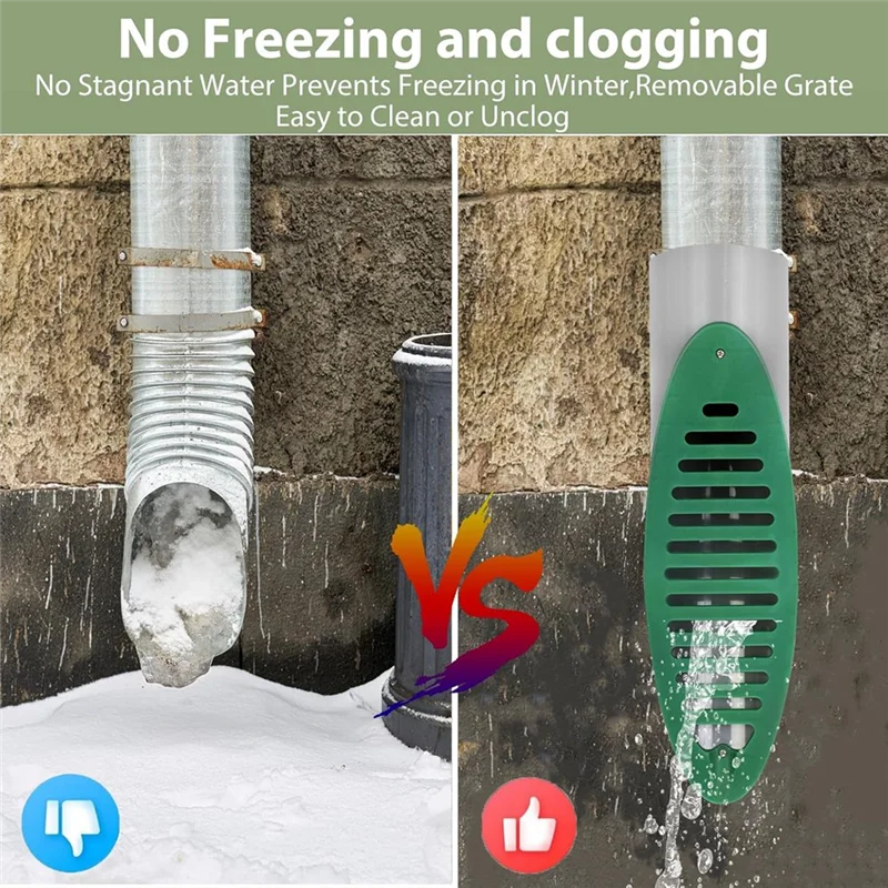 4Inch Angled Drainage Grate Yard Drain, Yard Drain Emitter Drainage Pipe For Sump Pump Discharge & Downspout Extensionsa52q
4Inch Angled Drainage Grate Yard Drain, Yard Drain Emitter Drainage Pipe For Sump Pump Discharge & Downspout Extensionsa52q