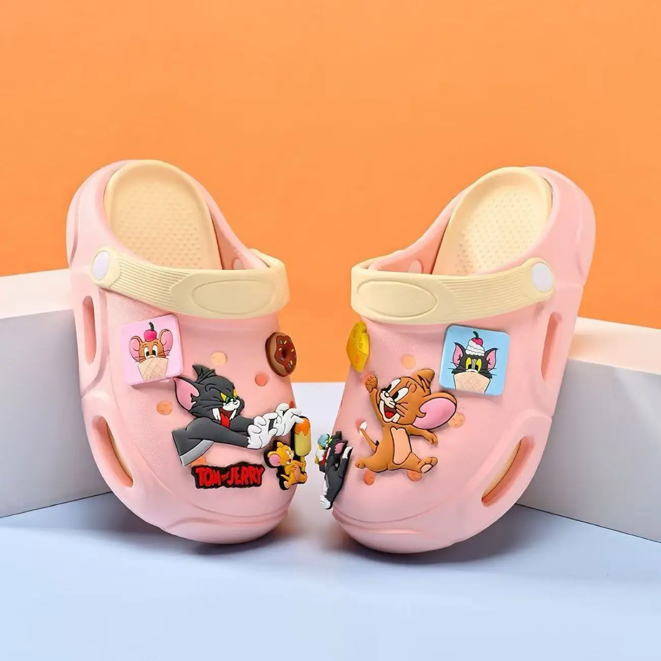 real pictures new summer comfortable cat and mouse cartoon girls black pink fashion plus size women children's kids slippers
real pictures new summer comfortable cat and mouse cartoon girls black pink fashion plus size women children's kids slippers