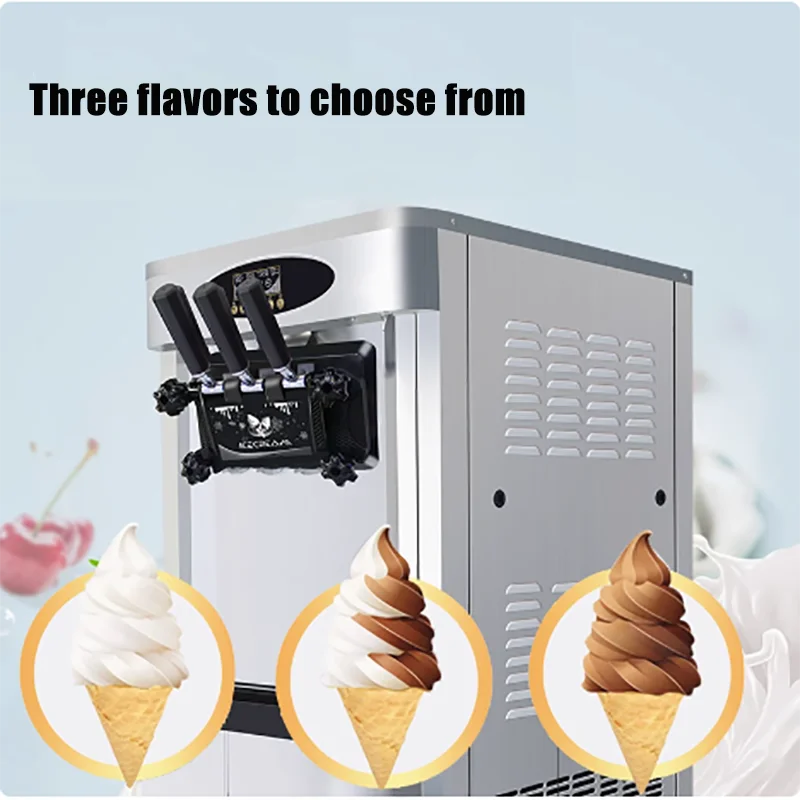 The Most Popular Desktop Ice Cream Machine Stainless Steel Three Flavor Soft Ice Cream Machine For Sale
The Most Popular Desktop Ice Cream Machine Stainless Steel Three Flavor Soft Ice Cream Machine For Sale