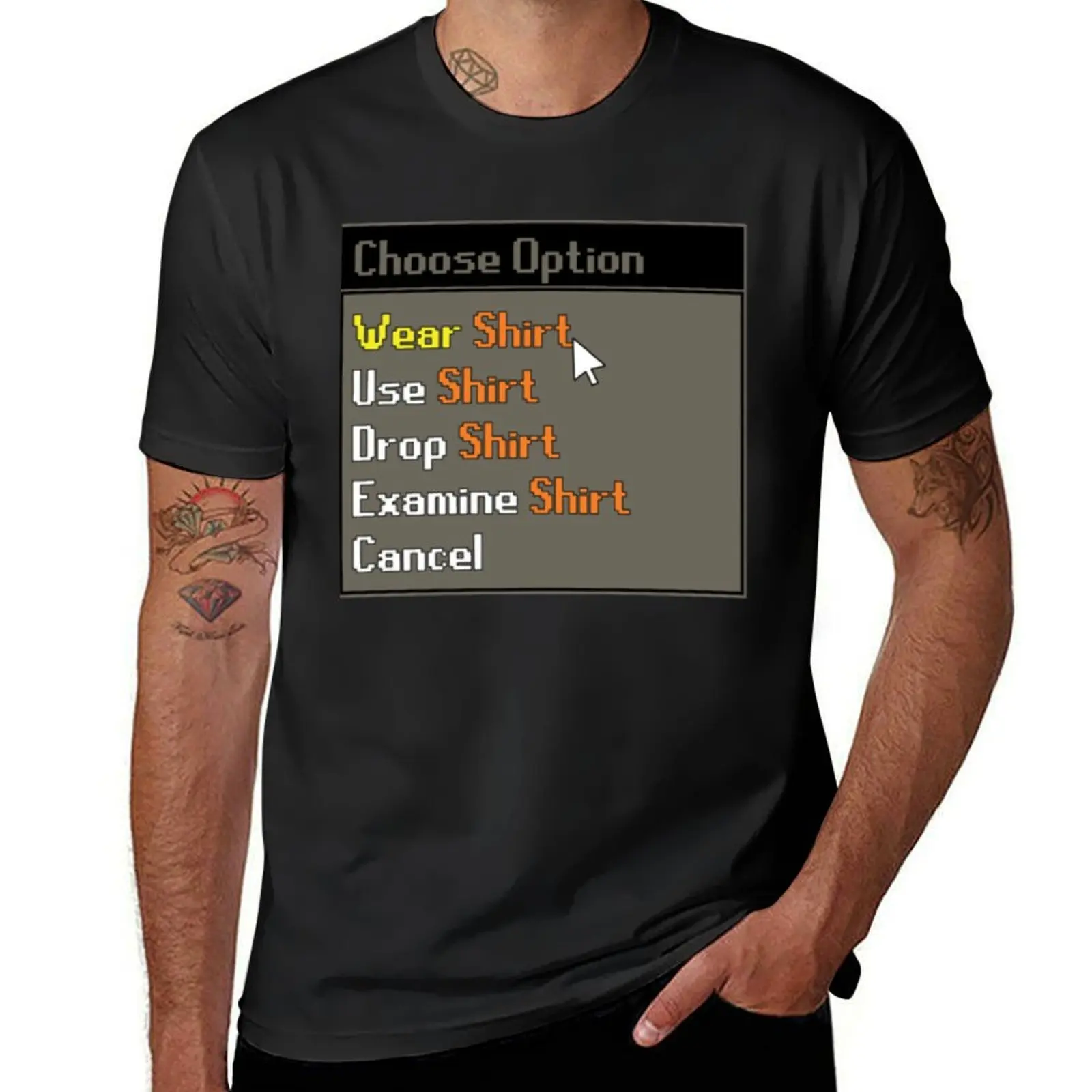 OSRS Choose Option Wear Shirt Design T-Shirt clothes graphic tee shirt anime luxury t-shirt men t shirts high quality
OSRS Choose Option Wear Shirt Design T-Shirt clothes graphic tee shirt anime luxury t-shirt men t shirts high quality