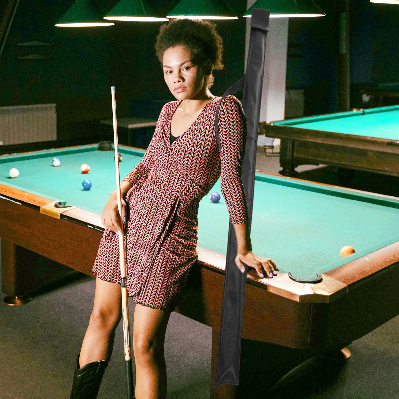 Billiard Cue Stick Bag Portable Lightweight Wear-Resist PU Fabric Pool Cue Protector Carrying Case Organizer Carrying Case Bag
Billiard Cue Stick Bag Portable Lightweight Wear-Resist PU Fabric Pool Cue Protector Carrying Case Organizer Carrying Case Bag