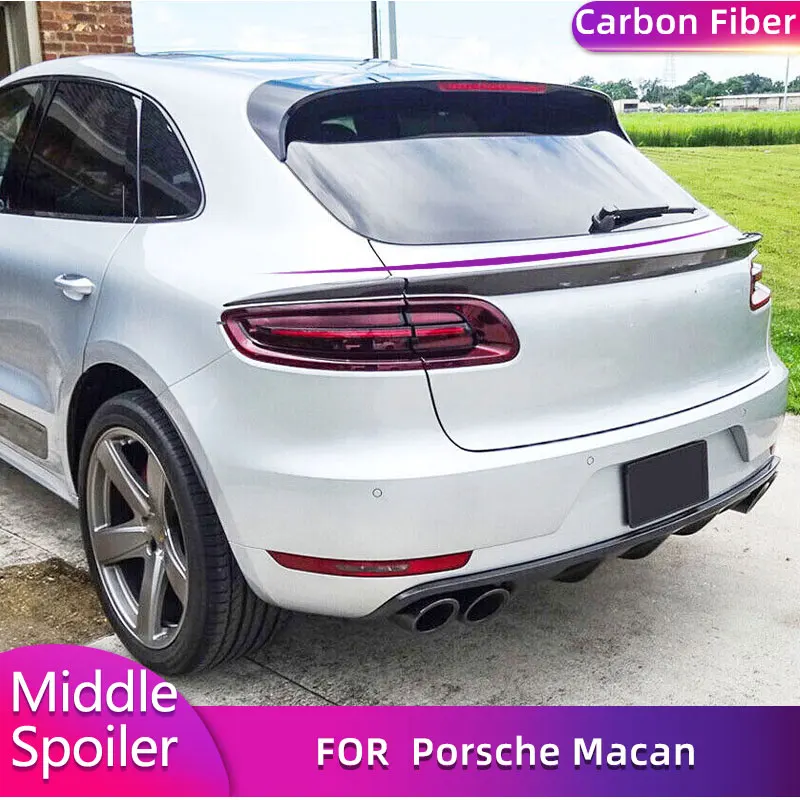 Carbon Fiber Rear Trunk Spoiler Wings for Porsche Macan Hatchback 4-Door 2014-2016 Car Racing Rear Spoiler Middle Wing Lip
Carbon Fiber Rear Trunk Spoiler Wings for Porsche Macan Hatchback 4-Door 2014-2016 Car Racing Rear Spoiler Middle Wing Lip