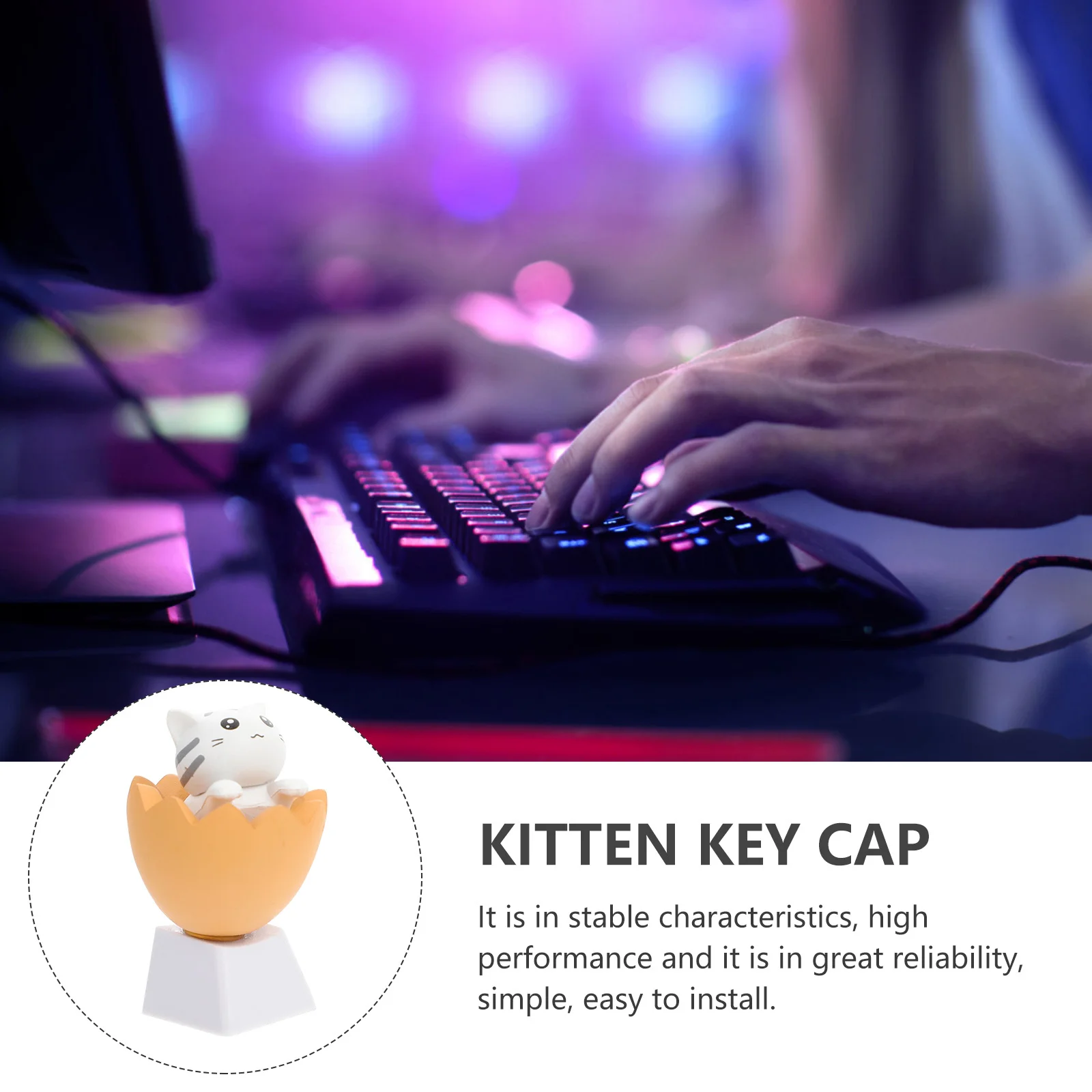 Cat Design R4 Profile Mechanical Keyboard Key Caps Fun Decorative Key Caps For Gaming Typing Computer Peripherals
Cat Design R4 Profile Mechanical Keyboard Key Caps Fun Decorative Key Caps For Gaming Typing Computer Peripherals