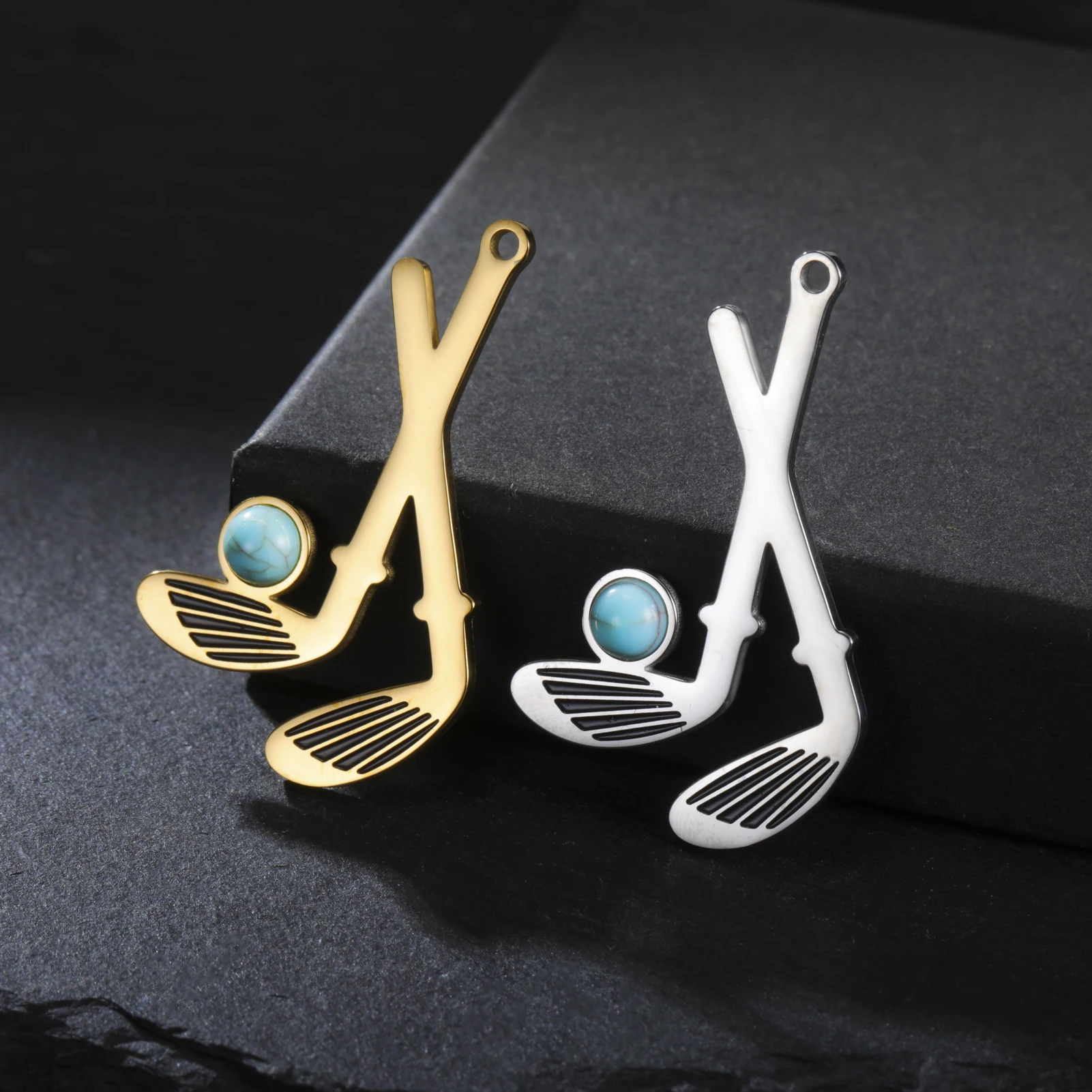 5PCS Stainless Steel Sports Vitality Golf Club Pendant Charm Fashion Jewelry Making Accessories 
5PCS Stainless Steel Sports Vitality Golf Club Pendant Charm Fashion Jewelry Making Accessories