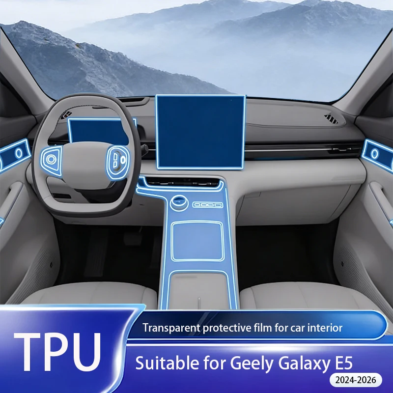 Suitable for Geely Galaxy E5 2024-2026 instrument panel multimedia navigation transparent scratch resistant protective film
Suitable for Geely Galaxy E5 2024-2026 instrument panel multimedia navigation transparent scratch resistant protective film