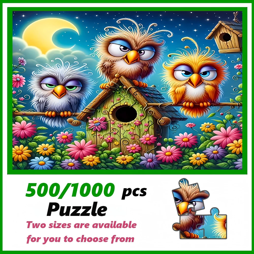 A high-quality 500/1000-piece puzzle, perfect for adults, is a fun family game that helps relieve stress and is great for birthd
A high-quality 500/1000-piece puzzle, perfect for adults, is a fun family game that helps relieve stress and is great for birthd
