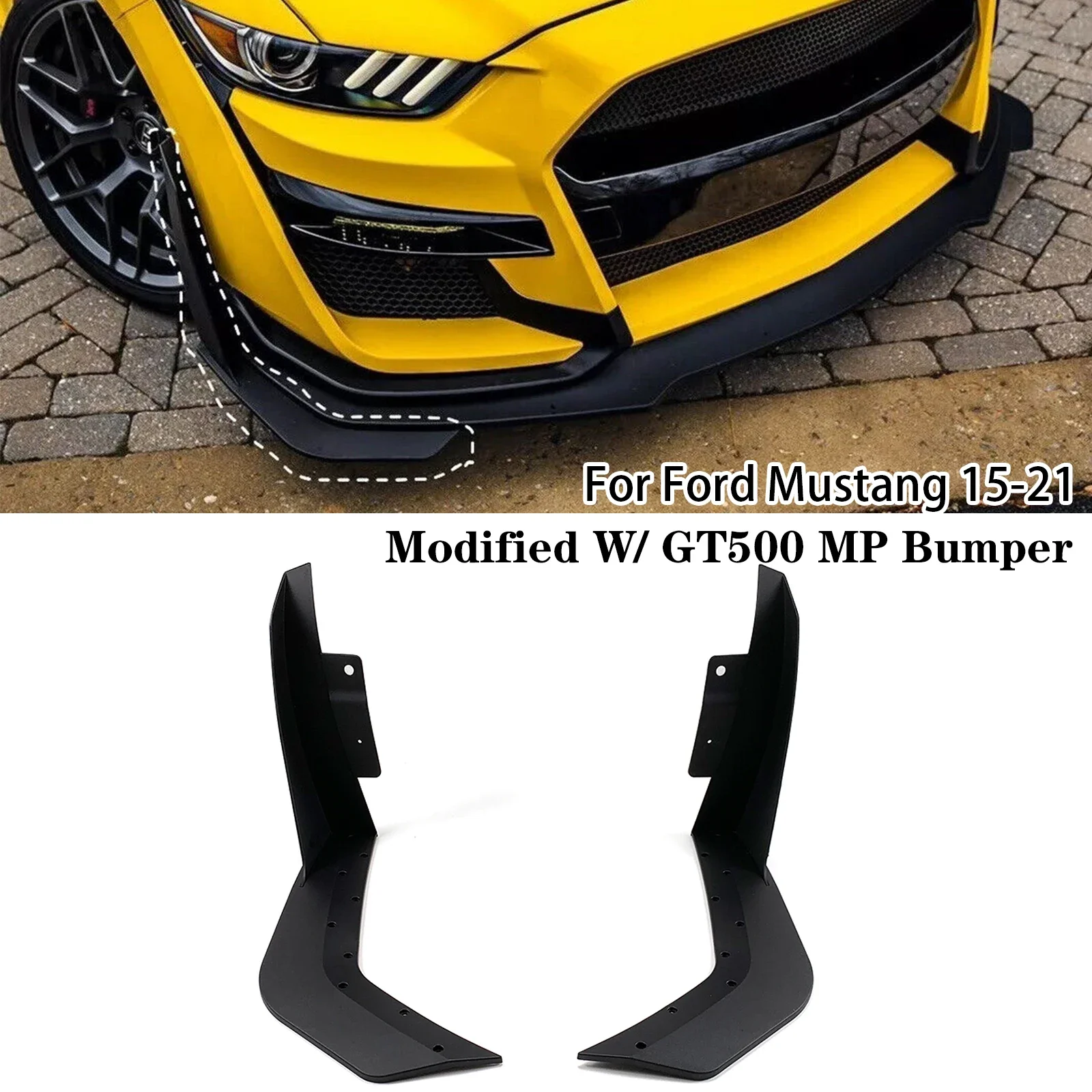 Для Ford Mustang все модели 15-21 модифицированный W/ GT500 MP бампер передний бампер угловой спойлер разветвители крыльев матовый черный
Для Ford Mustang все модели 15-21 модифицированный W/ GT500 MP бампер передний бампер угловой спойлер разветвители крыльев матовый черный