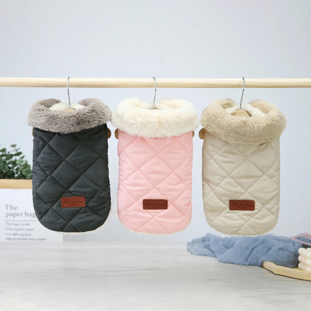 Winter Warm Chihuahua Coat Jacket with Fur Collar Waterproof Pet Dog Clothes for Small Dogs Pet Outfits French Bulldog Coat Vest
Winter Warm Chihuahua Coat Jacket with Fur Collar Waterproof Pet Dog Clothes for Small Dogs Pet Outfits French Bulldog Coat Vest
