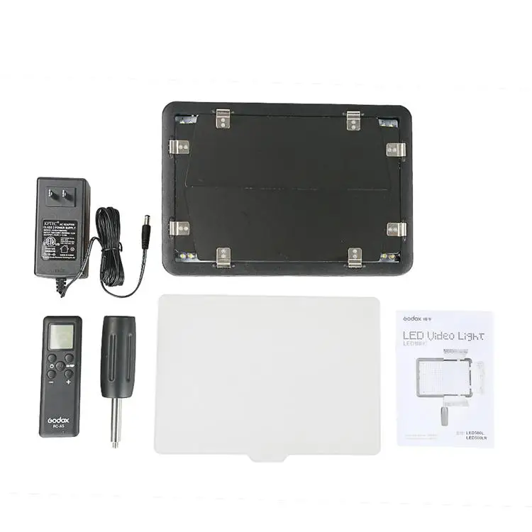 Godox LED500W Studio LED Video Light Lamp 5600K White Version Panel light for studio led light kit
Godox LED500W Studio LED Video Light Lamp 5600K White Version Panel light for studio led light kit