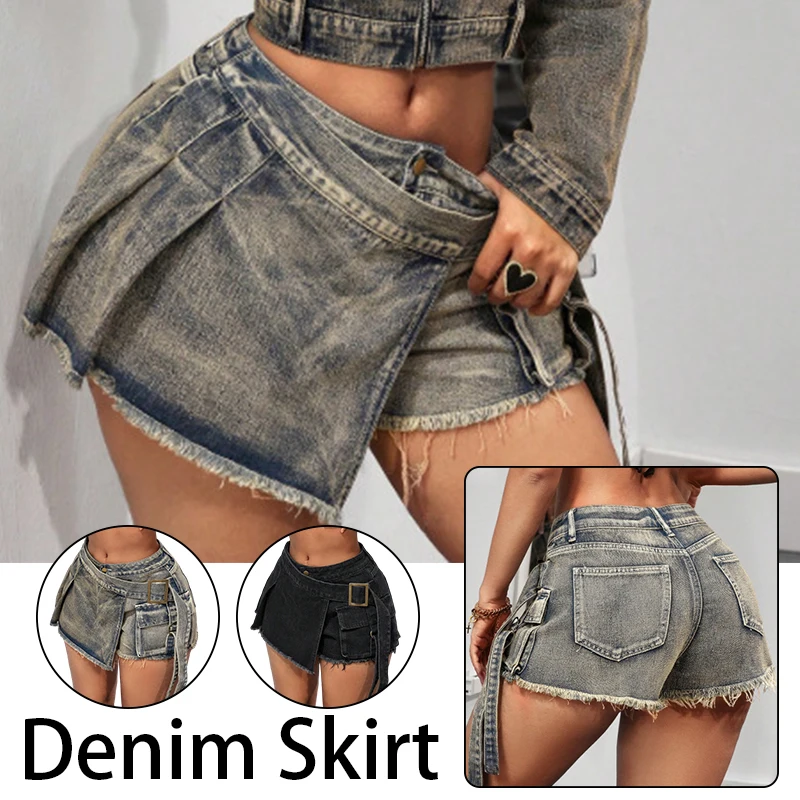 Women Vintage High Waist Denim Shorts Y2K Casual Slim Fit Solid Color Jean Skorts Summer Streetwear Fashion Outdoor
Women Vintage High Waist Denim Shorts Y2K Casual Slim Fit Solid Color Jean Skorts Summer Streetwear Fashion Outdoor