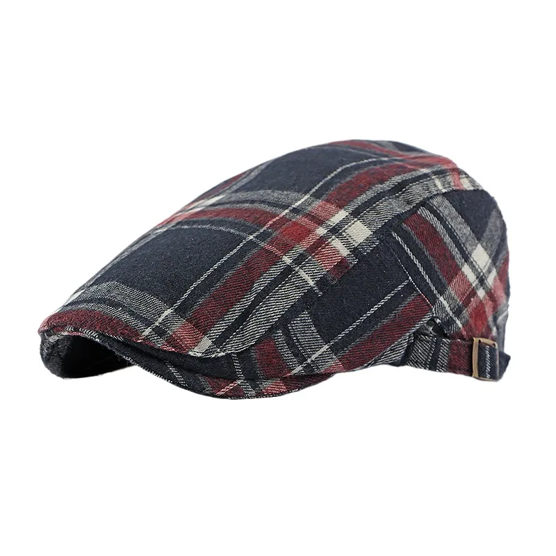 Korean Classic Checked Beret Men's Spring And Summer Casual Peaked Cap British Retro Advance Hats Women's Painter Cap
Korean Classic Checked Beret Men's Spring And Summer Casual Peaked Cap British Retro Advance Hats Women's Painter Cap