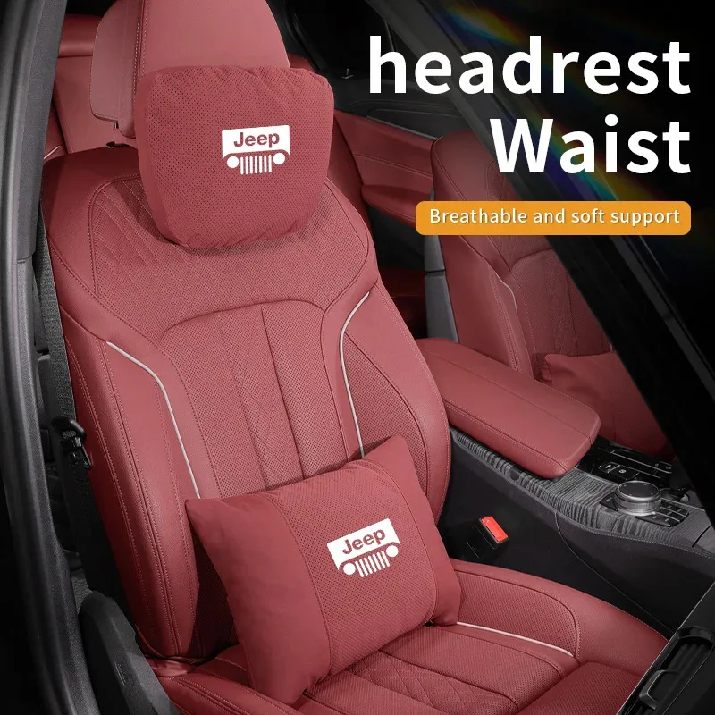Suede Ventilate Car Headrest Seat Waist Cushion Pillow Jeep Grand Cherokee Wrangler Gladiator Patriot Commander Renegade Compass
Suede Ventilate Car Headrest Seat Waist Cushion Pillow Jeep Grand Cherokee Wrangler Gladiator Patriot Commander Renegade Compass