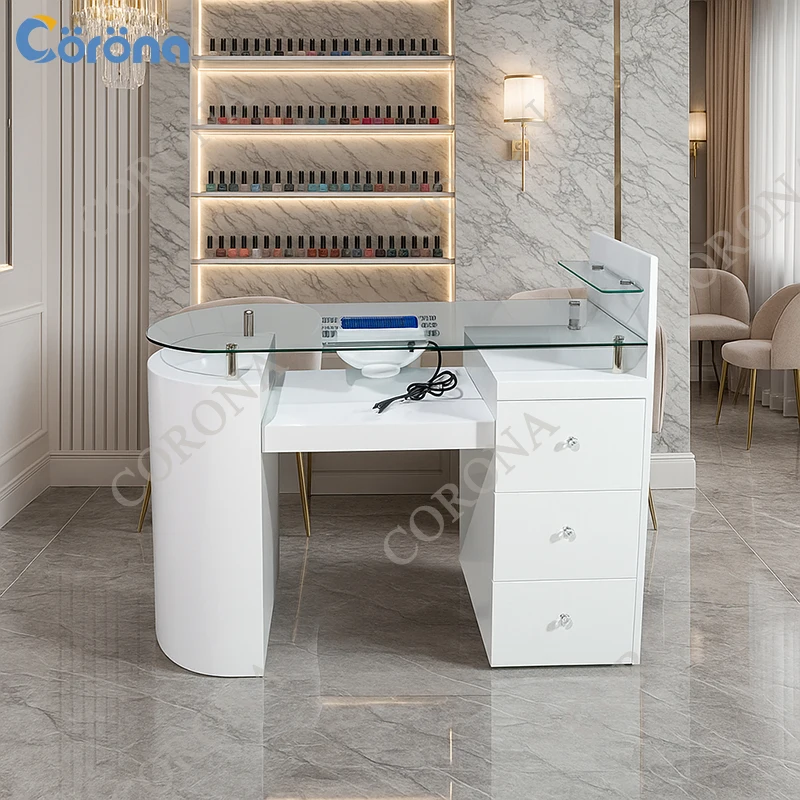 Professional Modern Salon Manicure Furniture Nail Art Tech Desk Table
Professional Modern Salon Manicure Furniture Nail Art Tech Desk Table