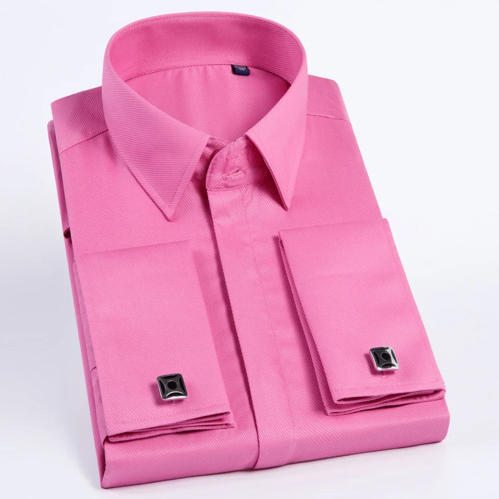 Men's Wedding Prom Tuxedo Shirt French Cuff Regular Fit Spread Collar Hidden Placket Long Sleeve Metal Cufflink Included
Men's Wedding Prom Tuxedo Shirt French Cuff Regular Fit Spread Collar Hidden Placket Long Sleeve Metal Cufflink Included