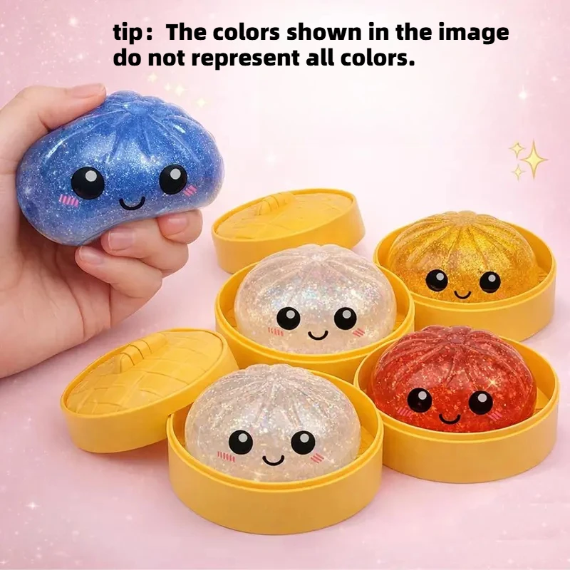 Simulation Steamer Bun Squeeze Toy Ultra Soft Slow Rebound Design Anxiety Relief Sensory Feel Mini Toy For Adult Kid Relax Gift
Simulation Steamer Bun Squeeze Toy Ultra Soft Slow Rebound Design Anxiety Relief Sensory Feel Mini Toy For Adult Kid Relax Gift