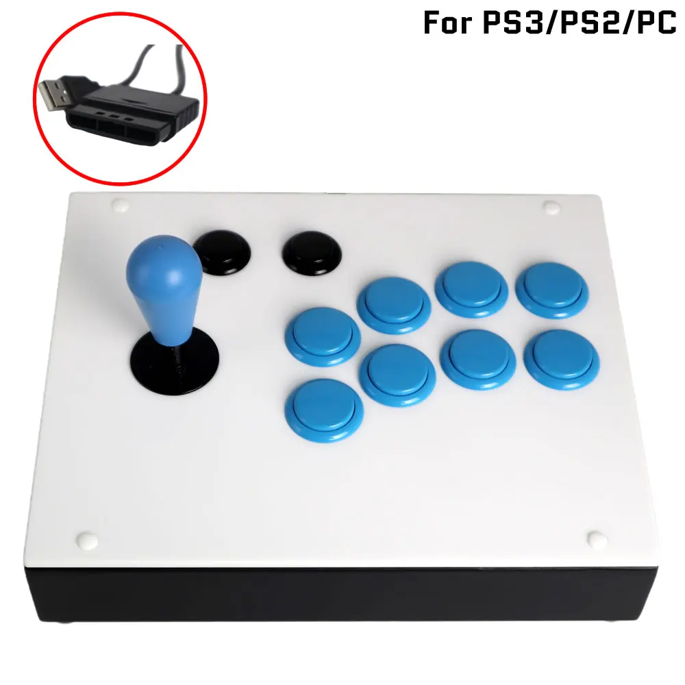 Аркадный джойстик FightBox R4, все кнопки, стиль Hitbox, джойстик Fight Box, игровой контроллер для PS3/PS2/PC
Аркадный джойстик FightBox R4, все кнопки, стиль Hitbox, джойстик Fight Box, игровой контроллер для PS3/PS2/PC