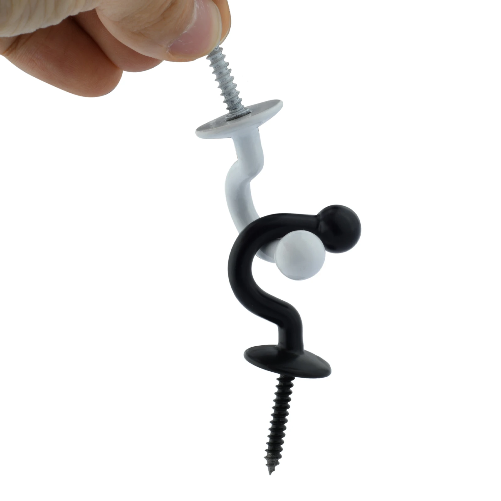 5pcs/set Black/White Hook Screw-in Alloy Minimalist Hanger 61mm/2.4” Wall Ceiling Outdoor Hanging Towel Coat Hat Bag Mask Key
5pcs/set Black/White Hook Screw-in Alloy Minimalist Hanger 61mm/2.4” Wall Ceiling Outdoor Hanging Towel Coat Hat Bag Mask Key