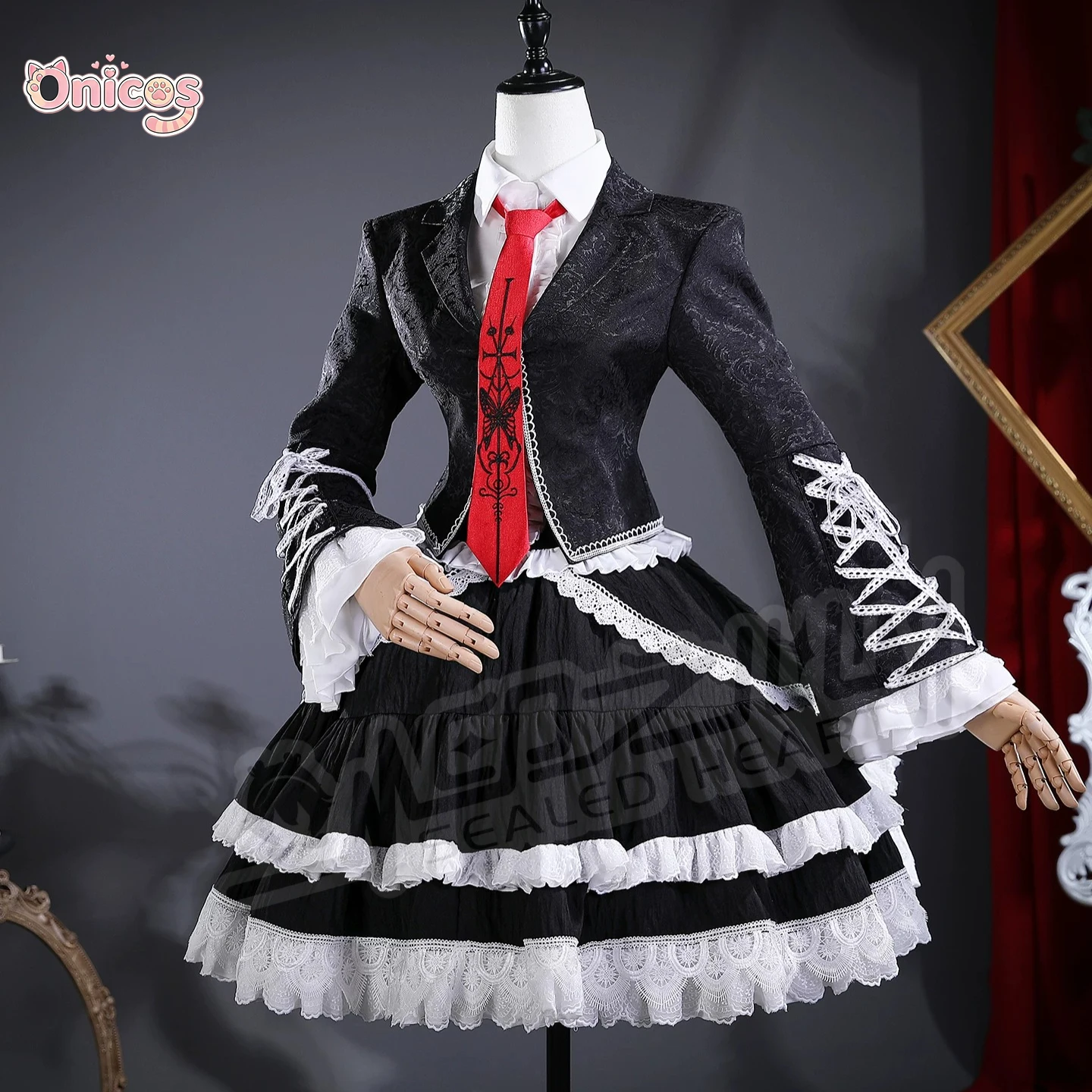 Danganronpa Celestia Ludenberg Cosplay Costume Black Red Gothic Dress Full Set Halloween Carnival Party Comic Con Onicos
Danganronpa Celestia Ludenberg Cosplay Costume Black Red Gothic Dress Full Set Halloween Carnival Party Comic Con Onicos