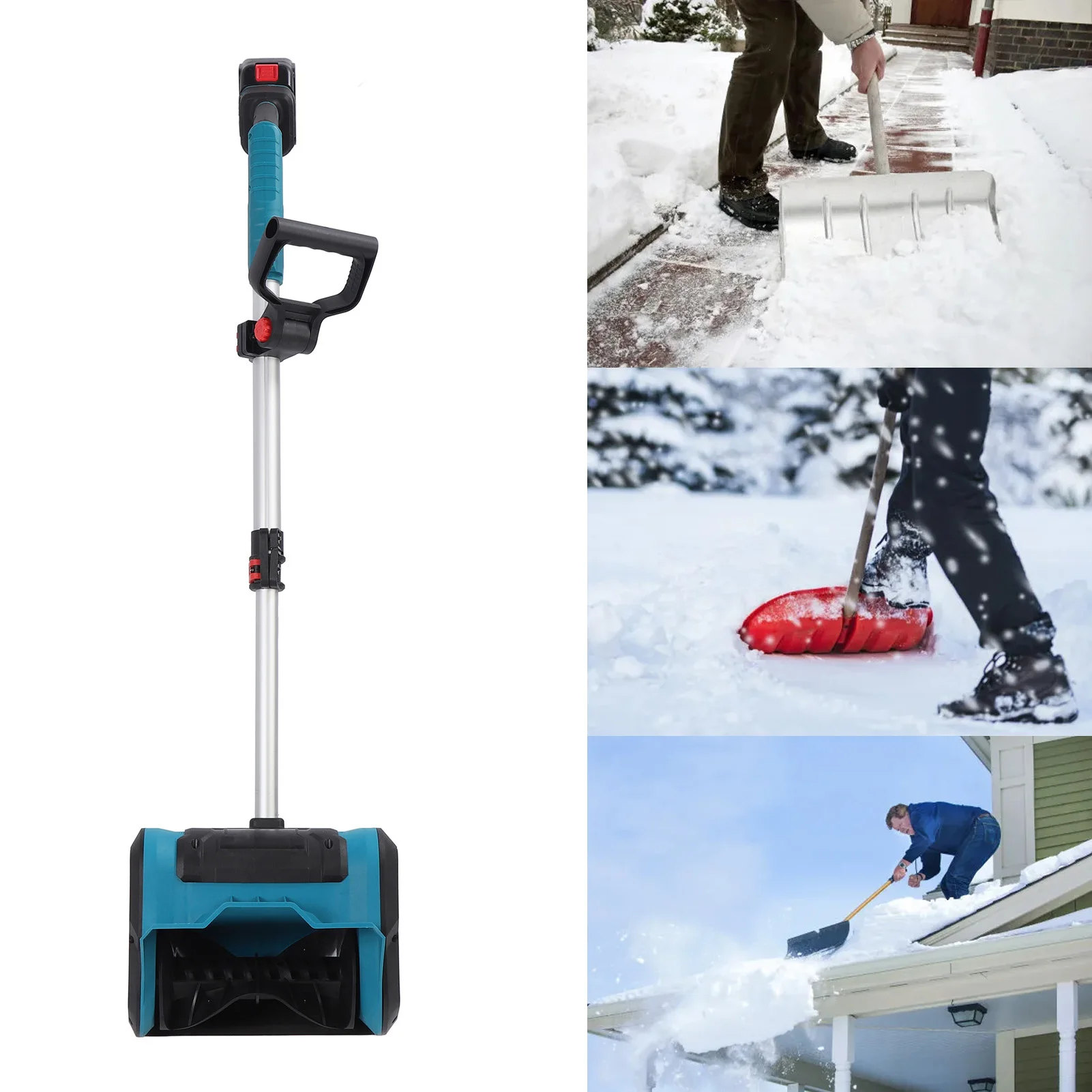 Cordless Electric Snow Shovel 21V Carbon Steel Cordless Snow Blower Shovel with Batteries and Charger for Patio Driveway
Cordless Electric Snow Shovel 21V Carbon Steel Cordless Snow Blower Shovel with Batteries and Charger for Patio Driveway