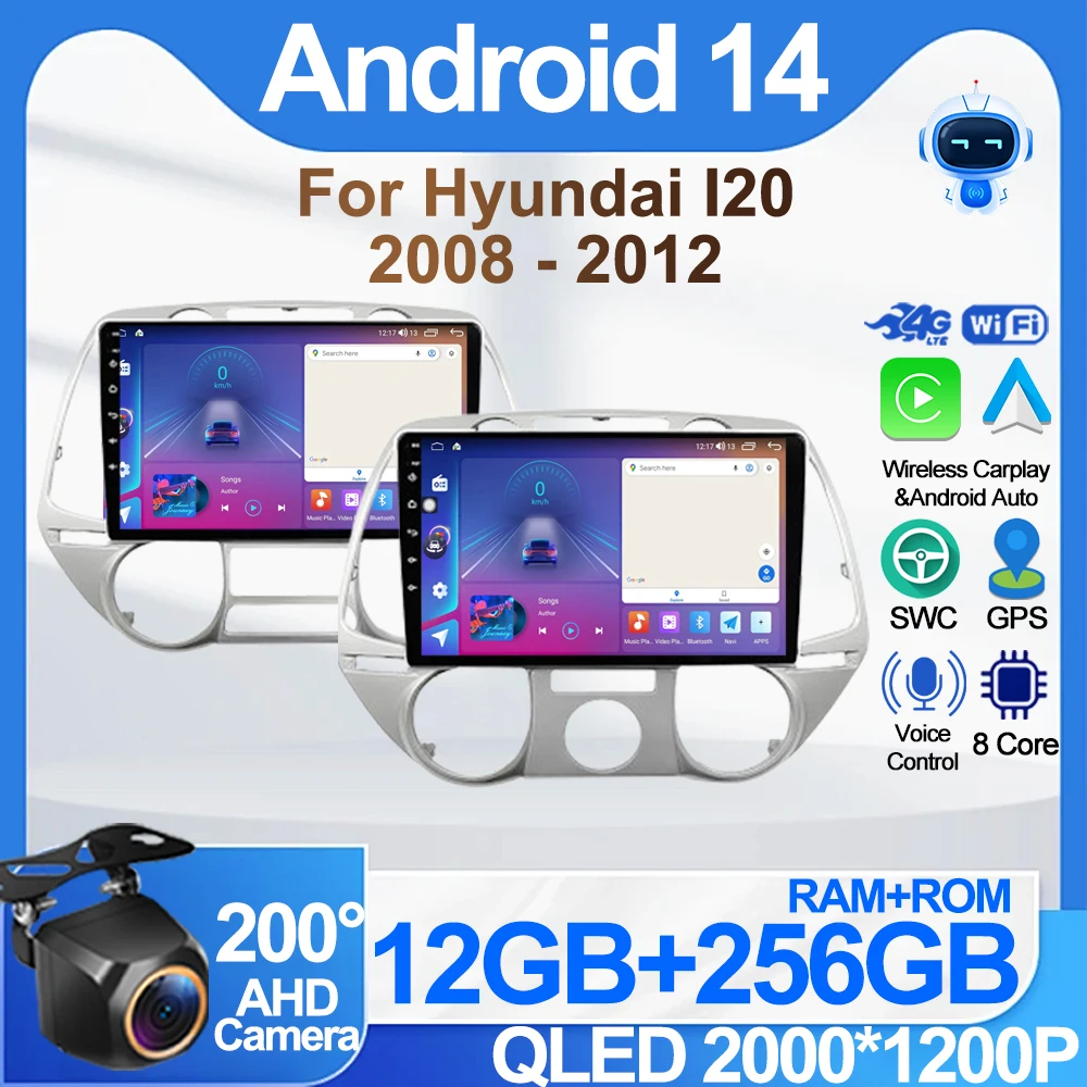 2 Din Android 14 Car Radio Multimedia Video Player For Hyundai I20 2008 - 2012 Touch Screen GPS Navigation Carplay Stereo Wifi
2 Din Android 14 Car Radio Multimedia Video Player For Hyundai I20 2008 - 2012 Touch Screen GPS Navigation Carplay Stereo Wifi