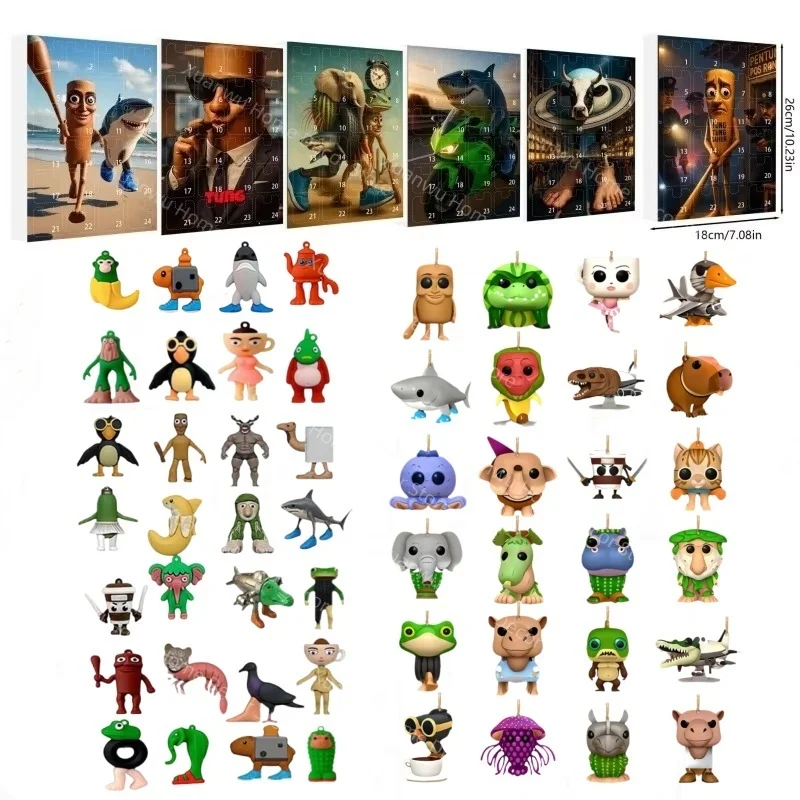 Итальянский адвент-календарь Brainrot: Tung Tung Tung Sahur Tralalelo Tralala – Рождественский календарь обратного отсчета, подарок на 24 дня
Итальянский адвент-календарь Brainrot: Tung Tung Tung Sahur Tralalelo Tralala – Рождественский календарь обратного отсчета, подарок на 24 дня