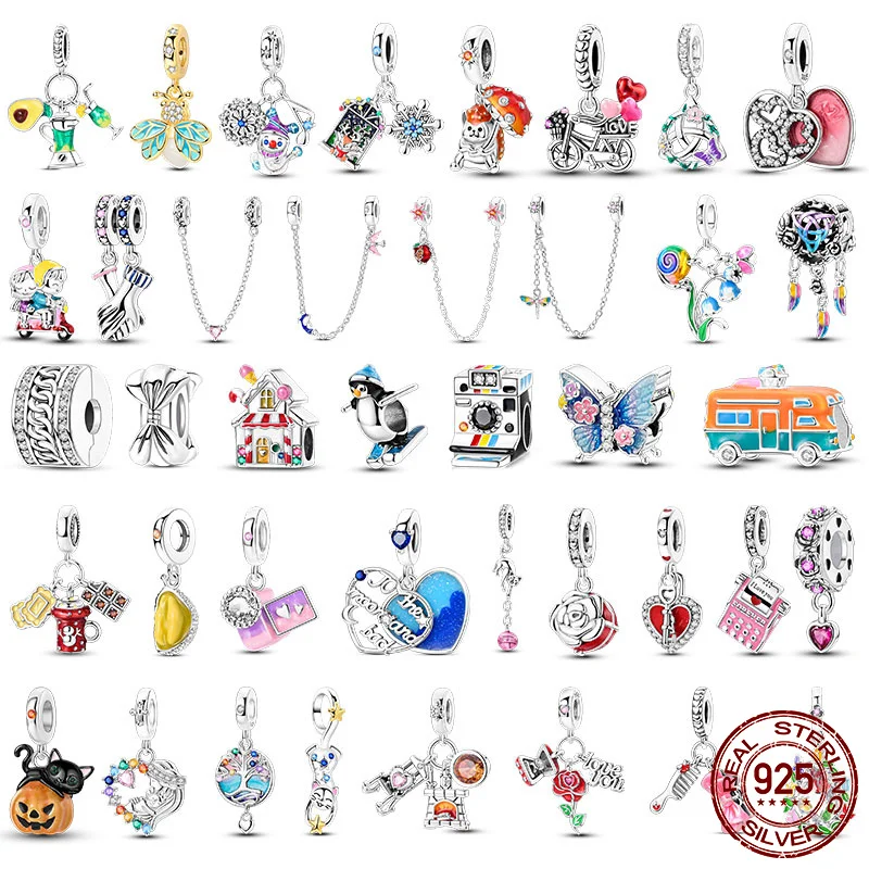 New 100% 925 Sterling Silver Snow Romance Camera Capture Joyful Skiing Motif Original Bracelet DIY Jewelry Making Women's Gift
New 100% 925 Sterling Silver Snow Romance Camera Capture Joyful Skiing Motif Original Bracelet DIY Jewelry Making Women's Gift